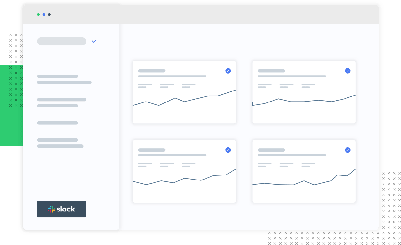 Dashboard view showing various performance graphs and analytics